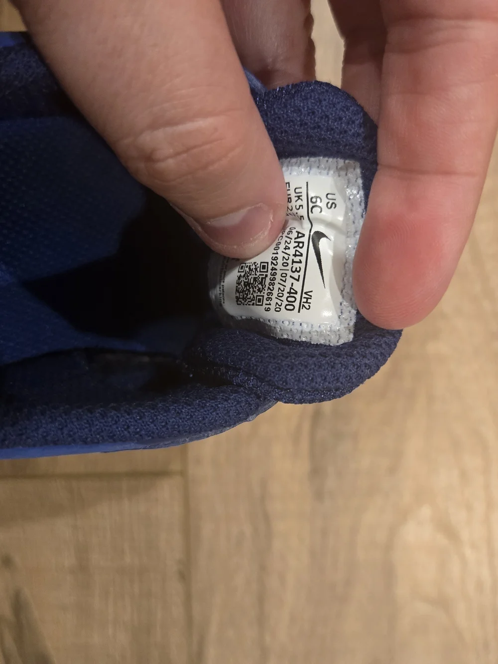 Nike Downshifter 9 TD Toddler Sneakers Blue White Size 6C 👟